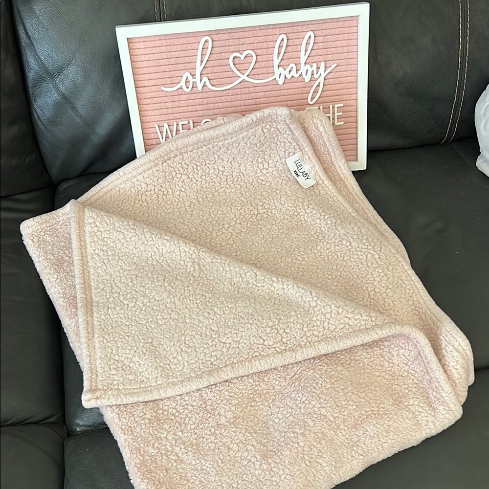 Loulou Lollipop Pink Baby Blanket